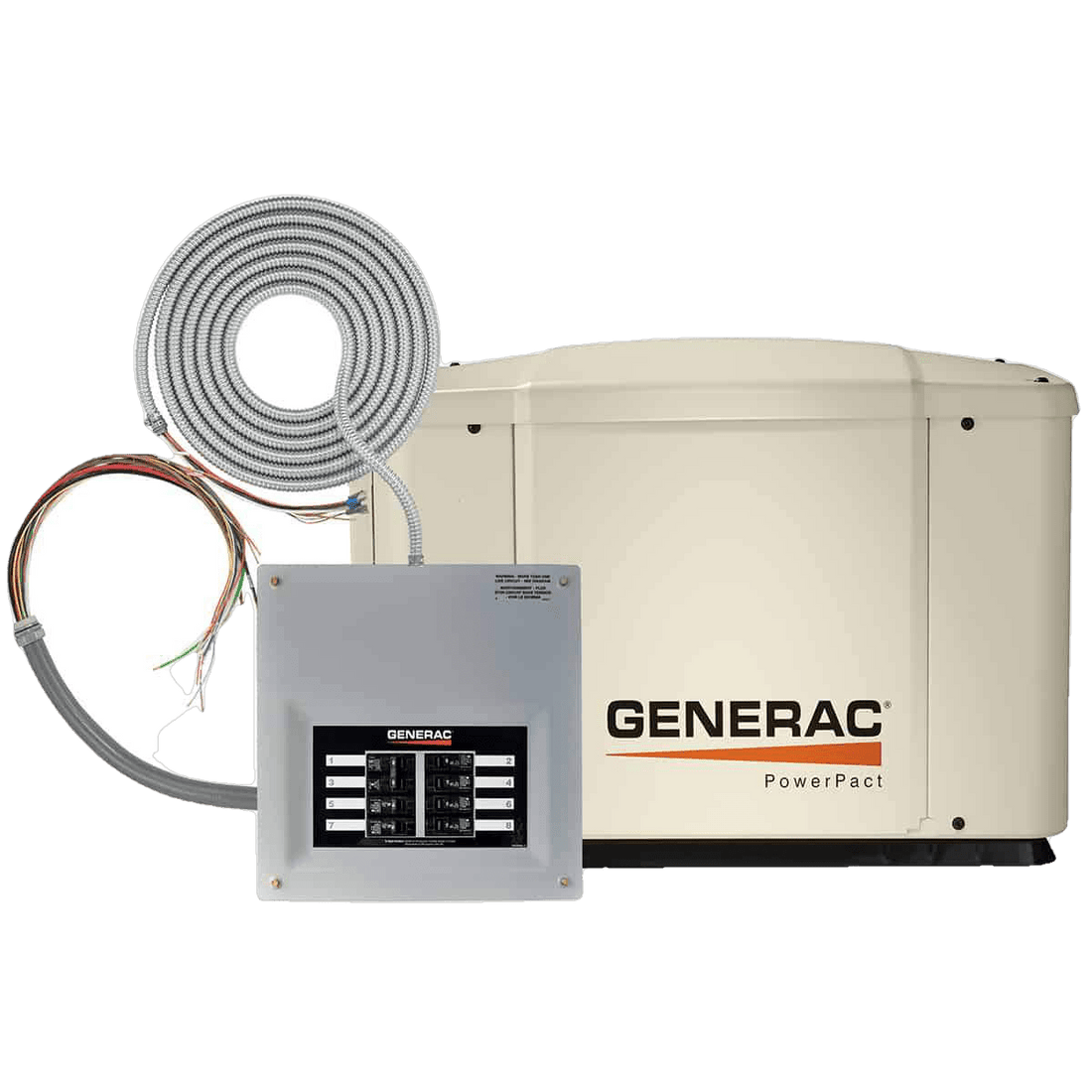 Generac 6518 7kW Guardian LP/NG Standby Generator w/ Automatic Transfer Switch New