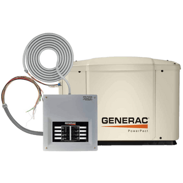 Generac 6518 7kW Guardian LP/NG Standby Generator w/ Automatic Transfer Switch New