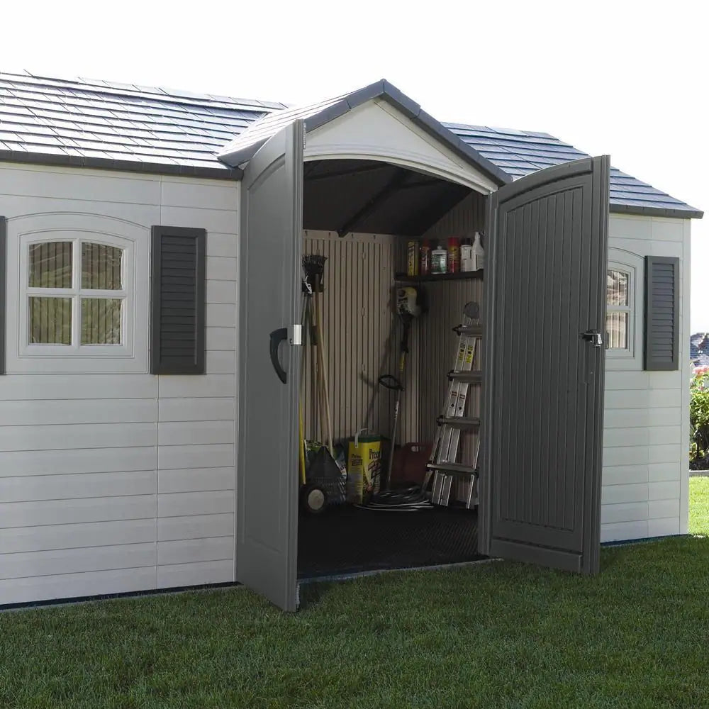 15 Ft. X 8 Ft. Resin Outdoor Garden Shed