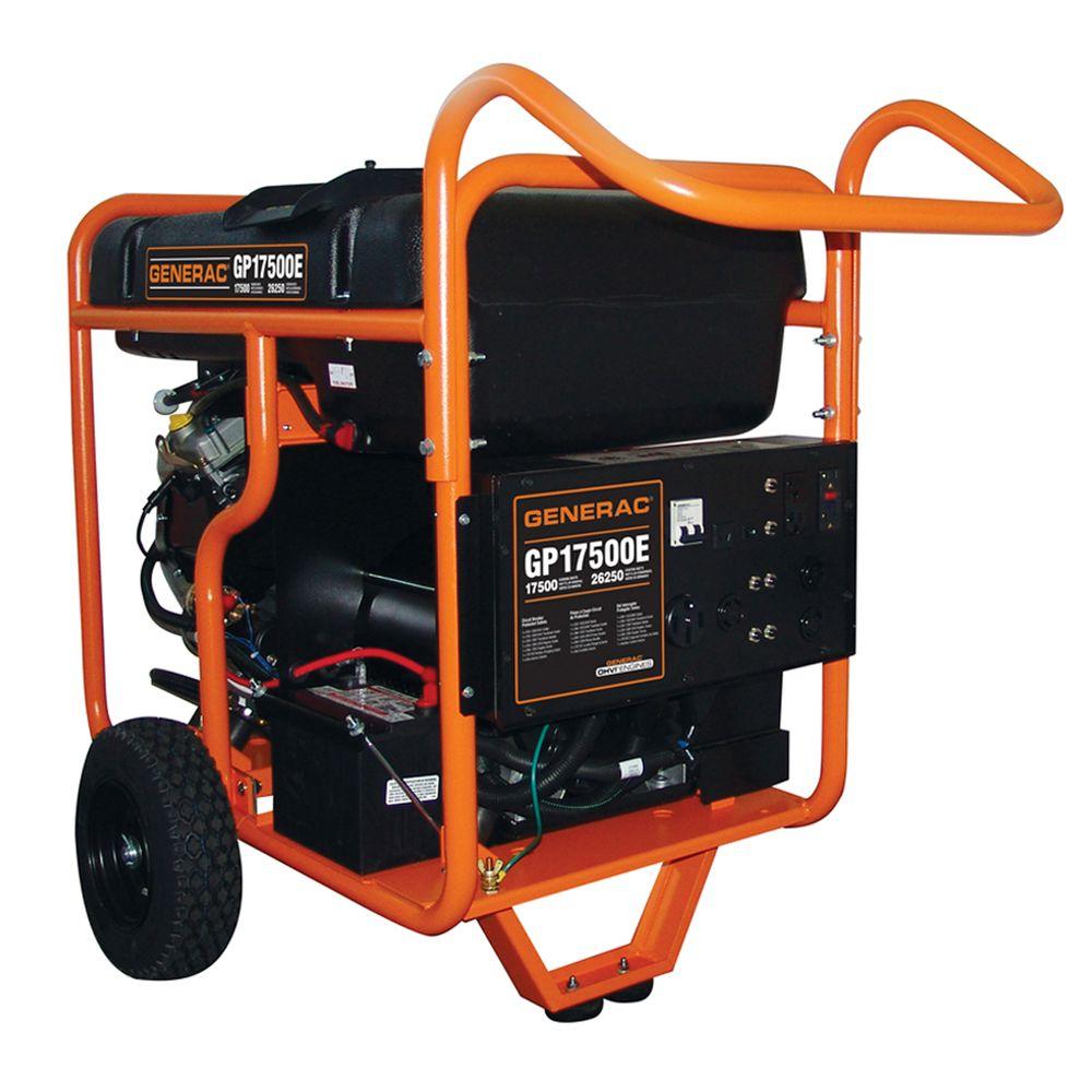 Generac GP17500E 17500W/26250W Gas Generator Electric Start New