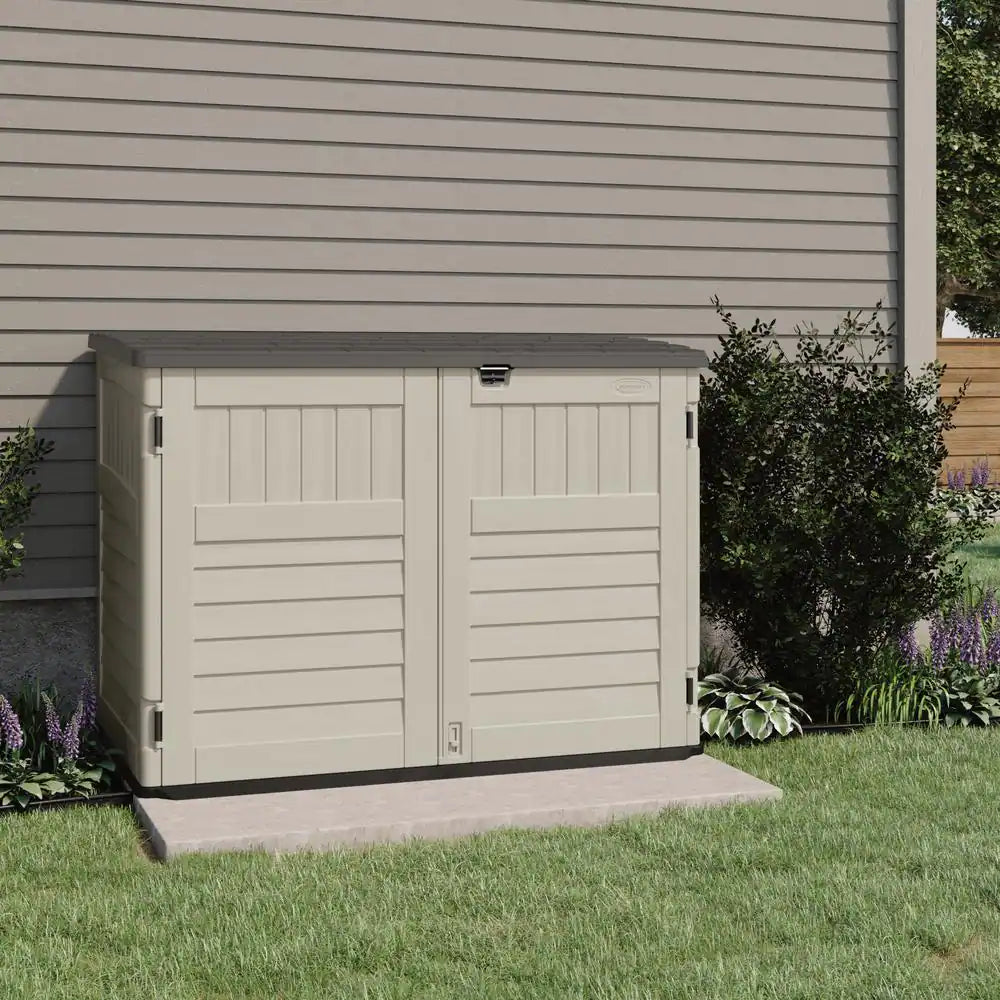 Stow-Away 3 Ft. 8 In. X 5 Ft. 11 In. Resin Horizontal Storage Shed