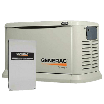 Generac 6055/6098 20kW Synergy Variable Speed Standby Generator w/Smart Transfer Switch New