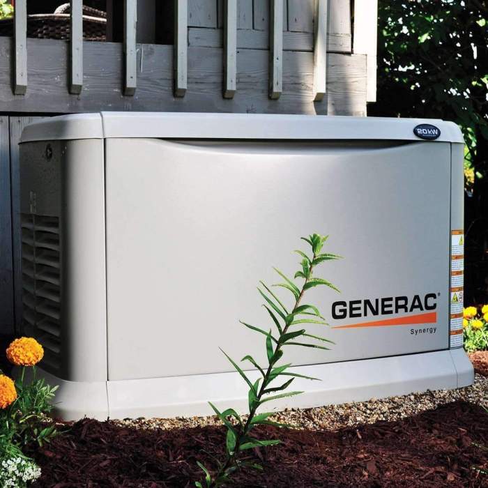 Generac 6551 Guardian 22kW Standby Generator New w/ 200 Amp Automatic Transfer Switch New