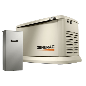 Generac 7210 Guardian 24kW Standby Generator WiFi w/ 200 Amp Automatic Transfer Switch