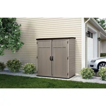 5 Ft. 10.5 In. X 3 Ft. 8.25 In. X 6 Ft. 5.5 In. XL Vertical Storage Shed