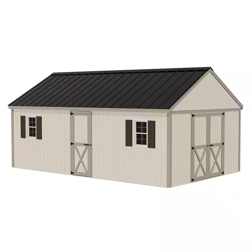 Easton 12 Ft. X 20 Ft. Wood Storage Shed Kit