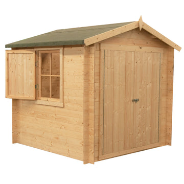 Shire Bradley 10' x 10' ft 19mm Log Cabin