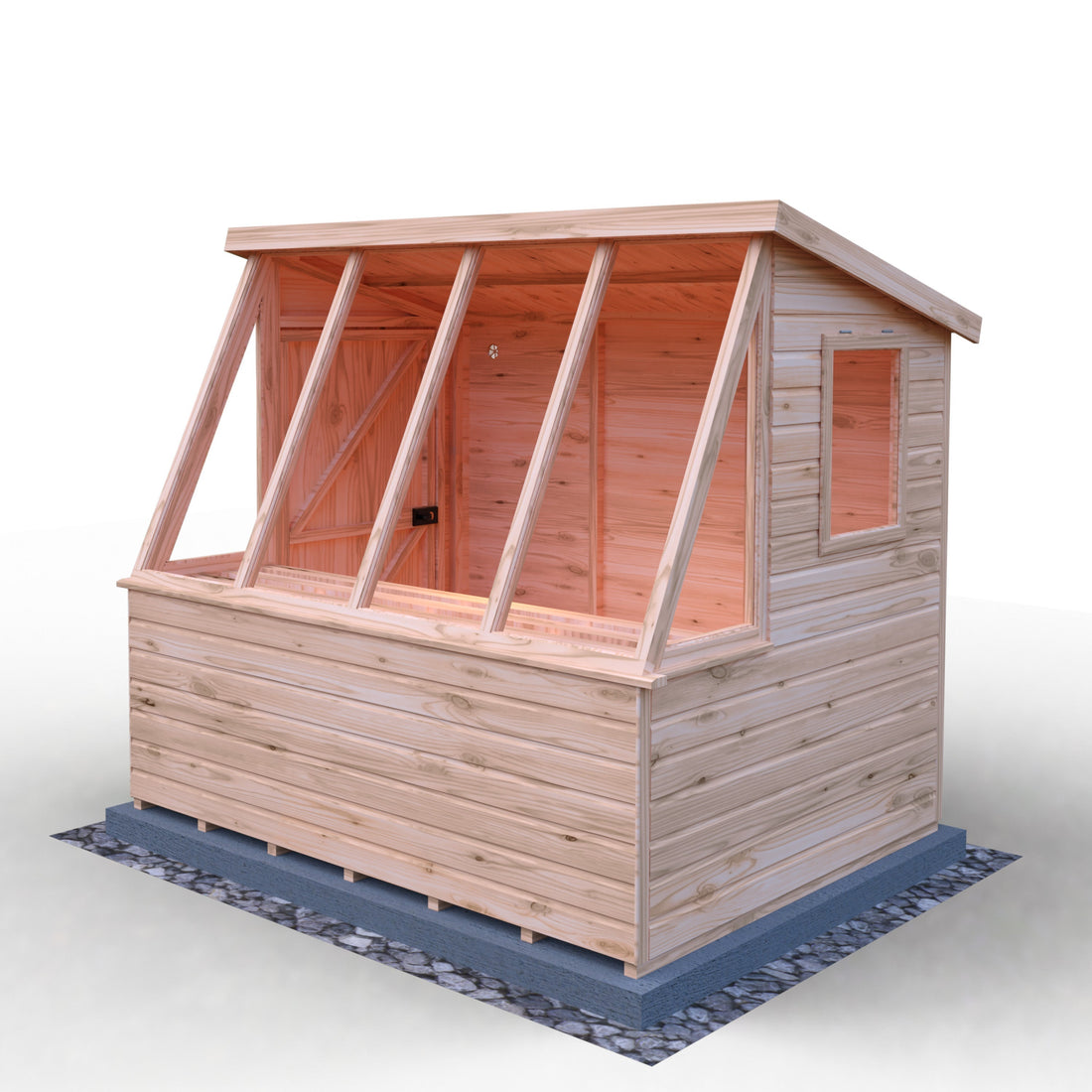 Shire Pent 8' x 6' Potting Shed (Iceni) Style A