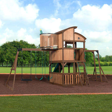 Skyfort Elite Wooden Swing Set