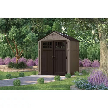 6 Ft. W X 5 Ft. D Plastic Shed (34 Sq. Ft.)