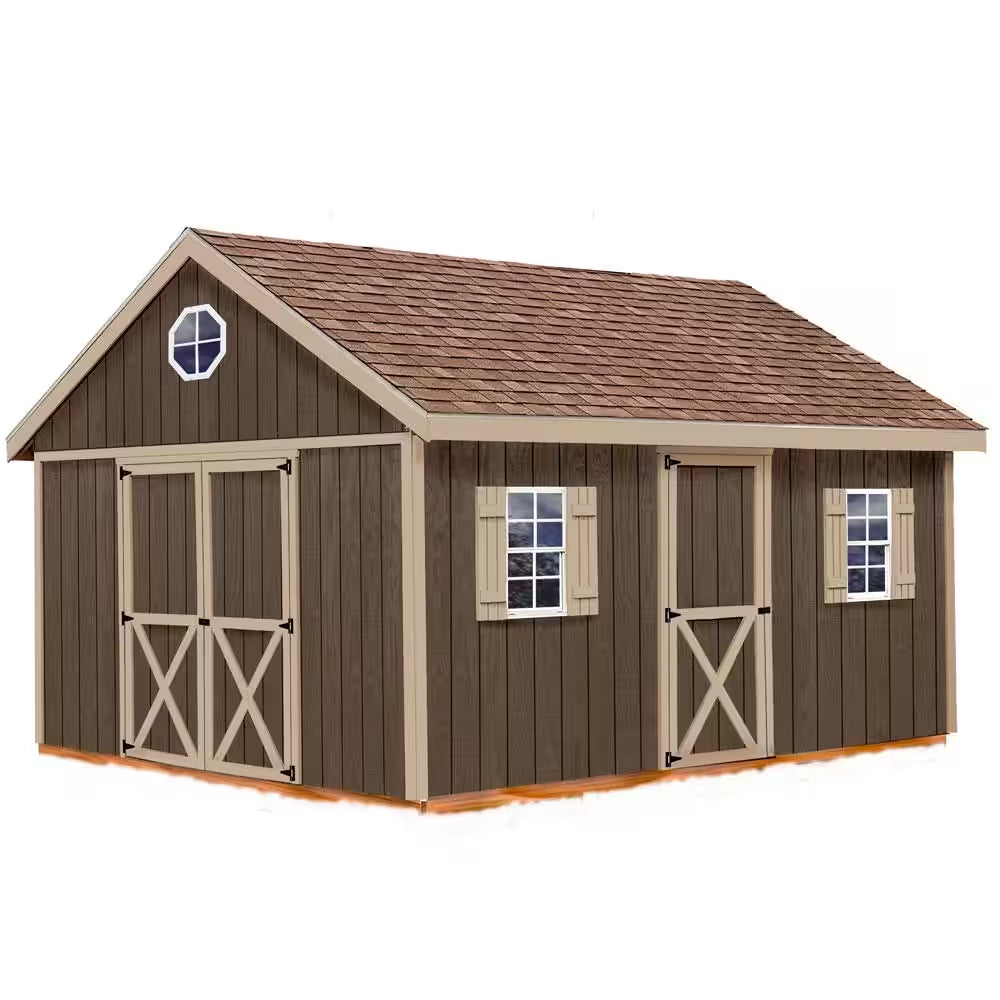 Easton 12 Ft. X 20 Ft. Wood Storage Shed Kit