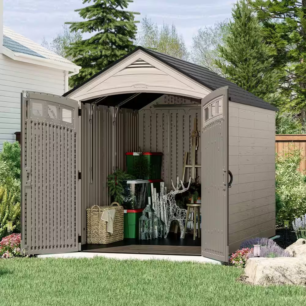 Vista 10 Ft. W X 7 Ft. D Plastic Shed (74.10 Sq. Ft.)