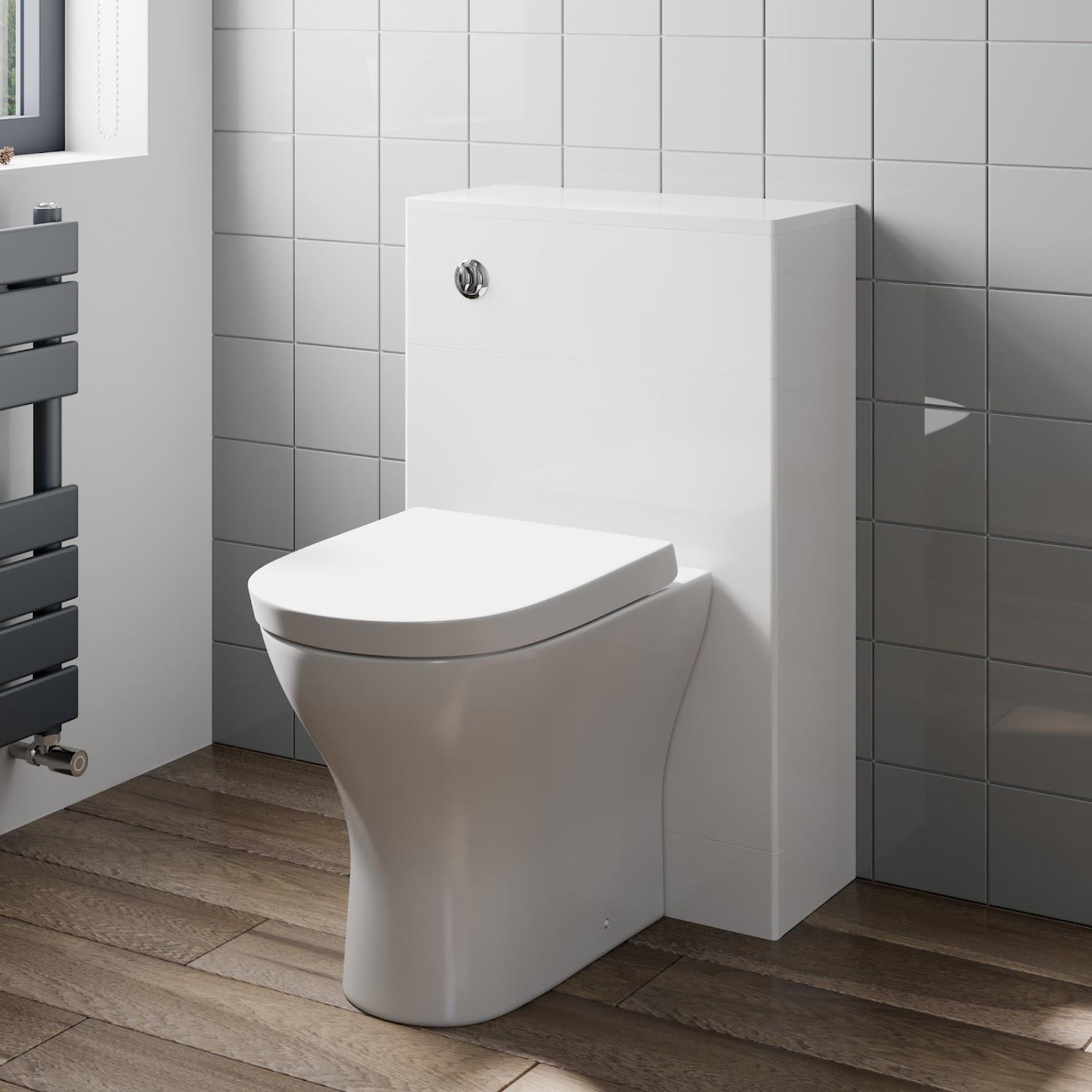 Modern Artis Toilet Soft Close Seat Back To Wall Cistern Furniture Unit White